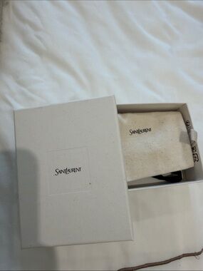 Saint Laurent Cream Box and Branded Dust Bag